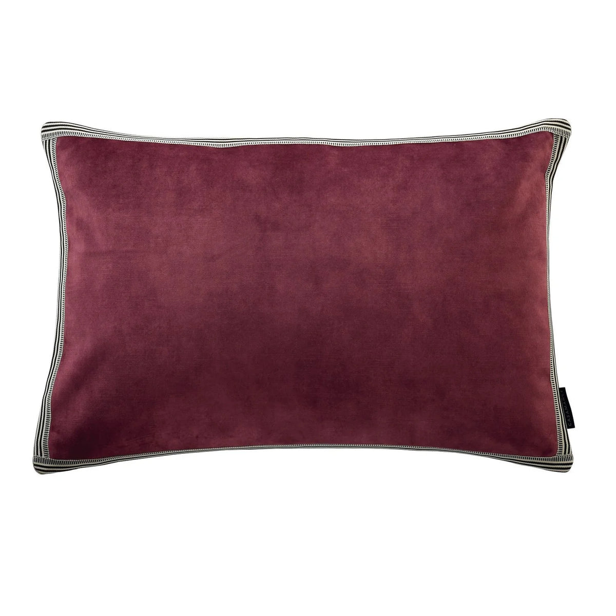 Casamance Manade cushion cover — Aubergine