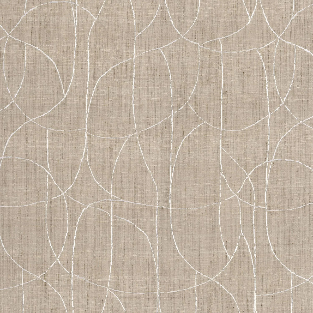 Casamance Mandala fabric — Ivoire
