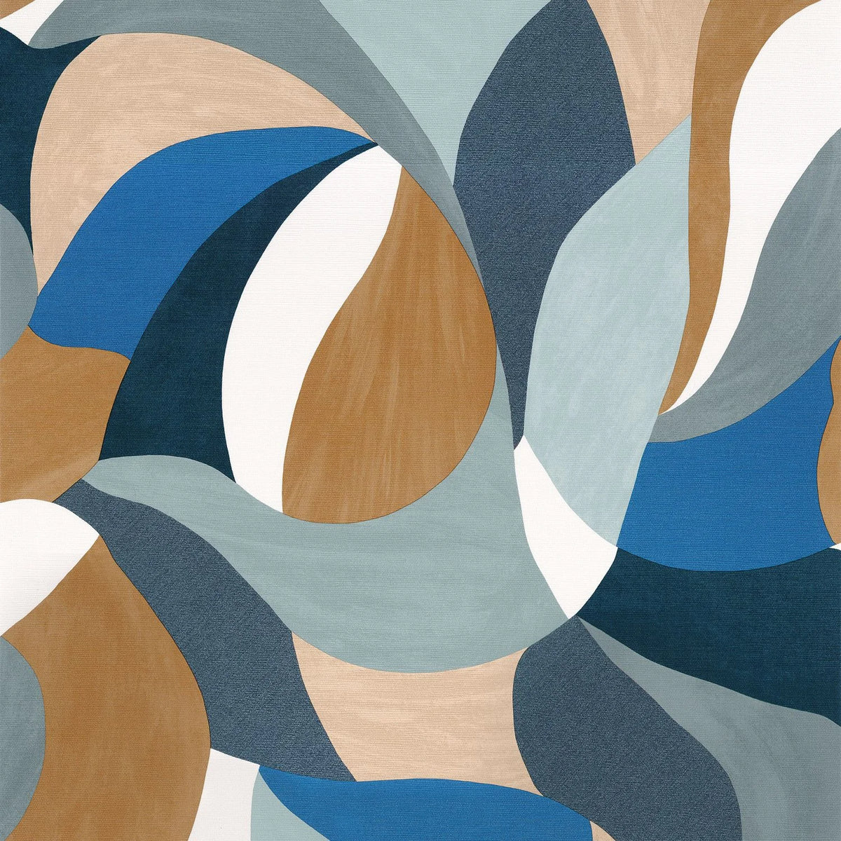 Casamance Mandorla wallpaper — Pierre Bleue/Camel