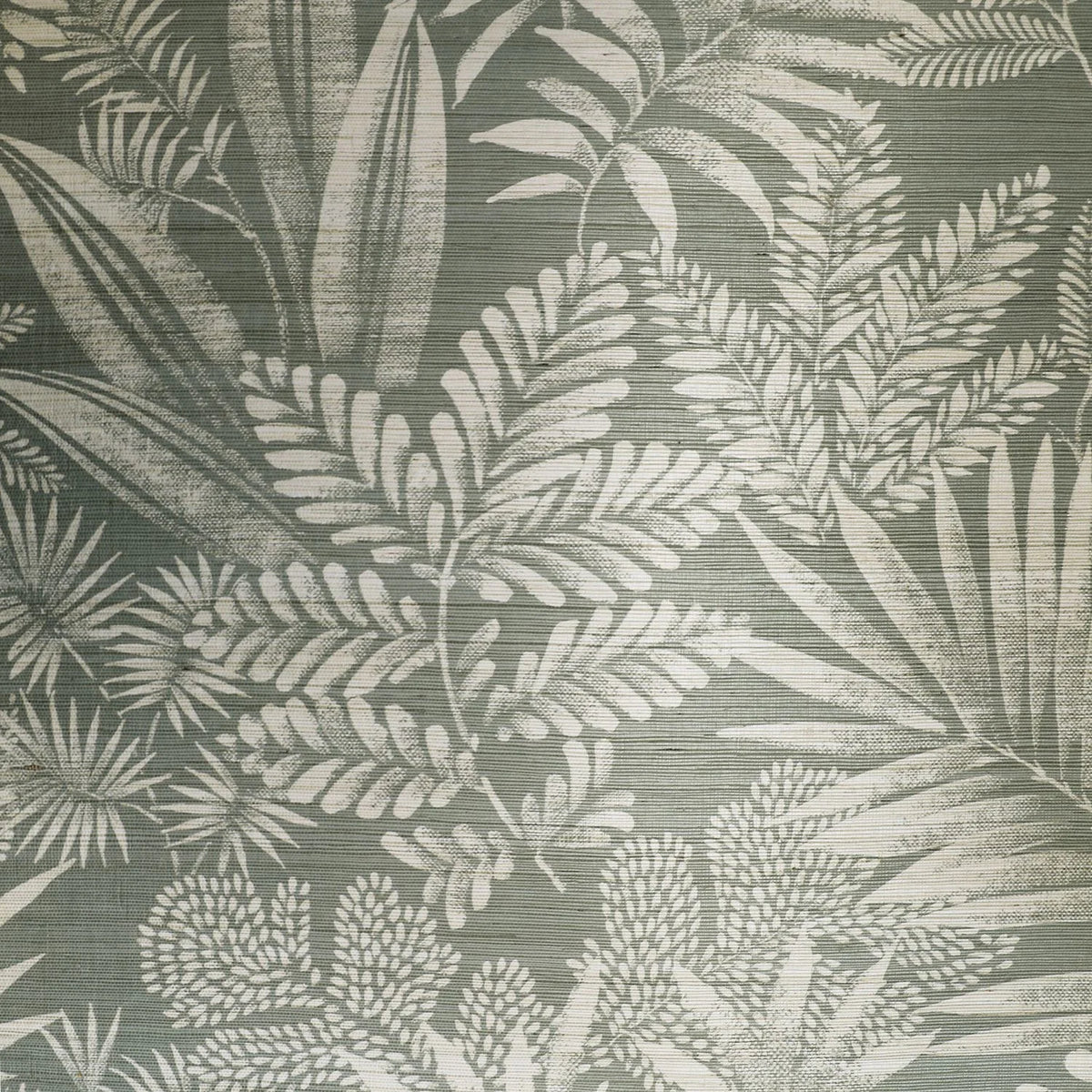Casamance Mandrare wallcovering — Bleu Grise