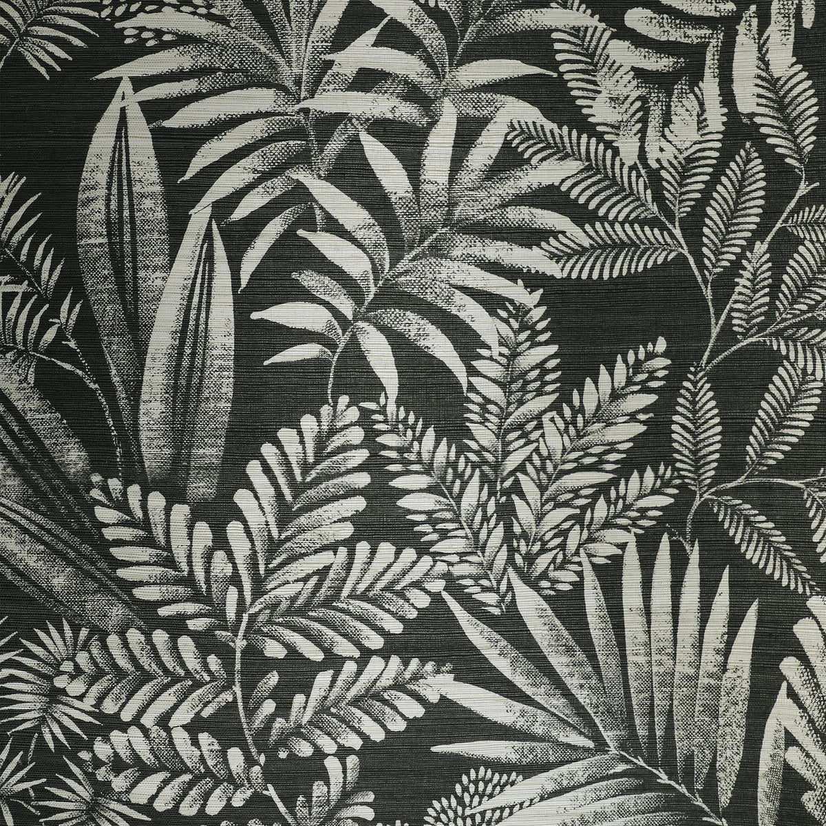 Casamance Mandrare wallcovering — Carbone