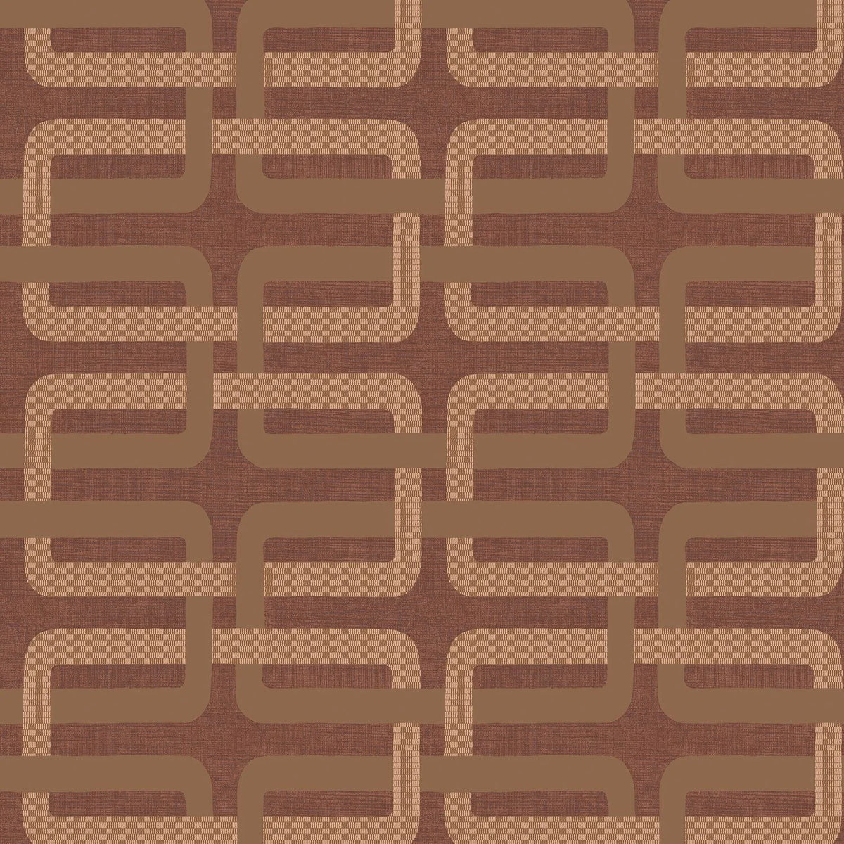 Casamance Matjara wallpaper — Terracotta/Cuivré