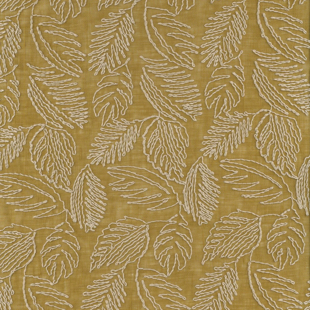 Casamance Melianthe fabric — Moutarde