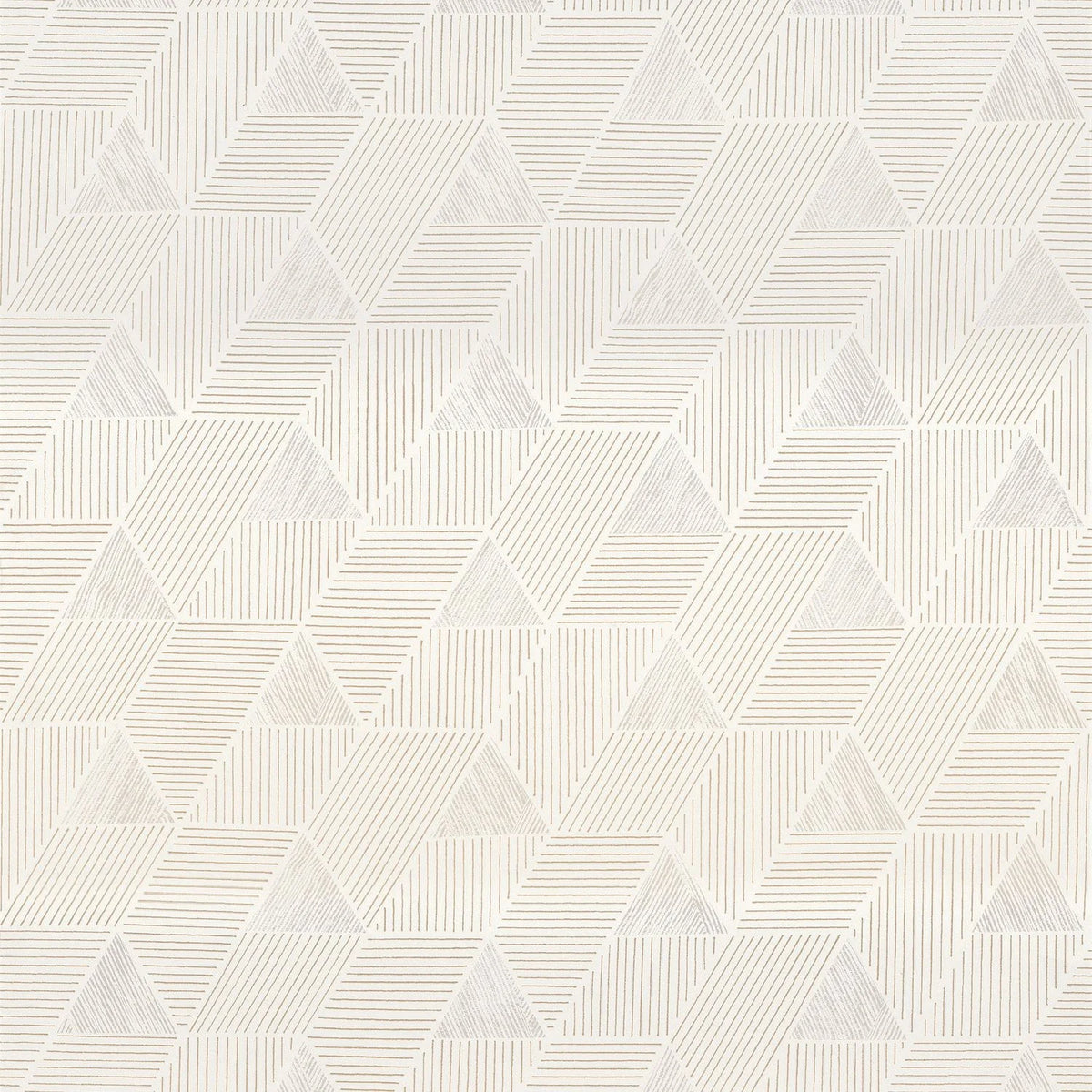 Casamance Méroé wallpaper — Blanc/Doré