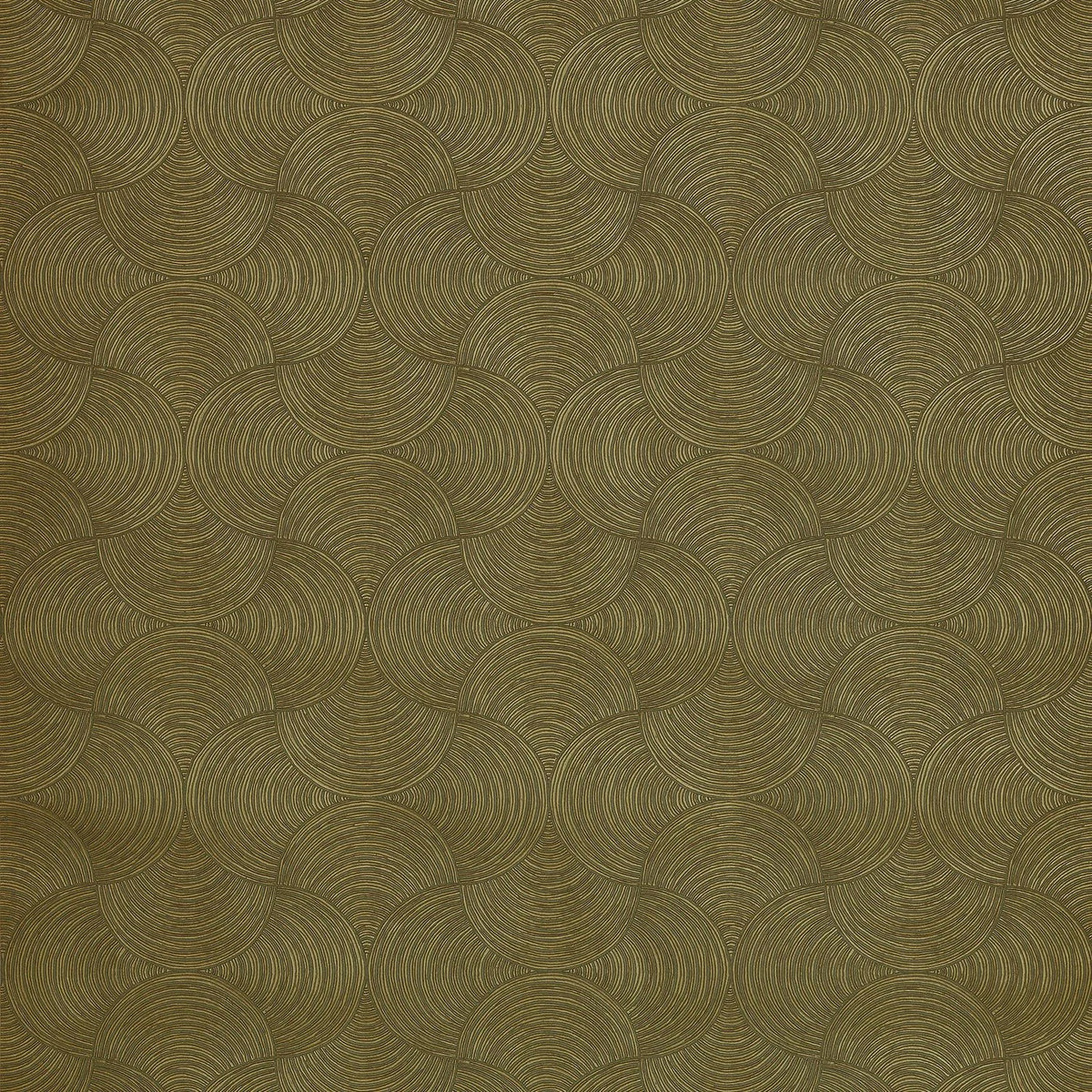 Casamance Meteore wallpaper — Kaki/Bronze