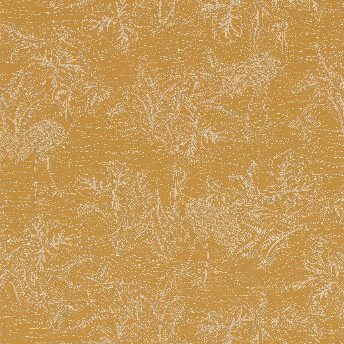 Casamance Mirador wallpaper — Ocre