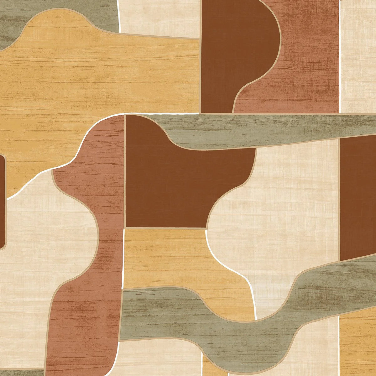 Casamance Modernismo wallpaper — Blush/Vanille