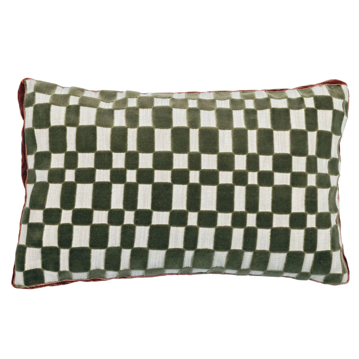 Casamance Modulor cushion cover — Kaki
