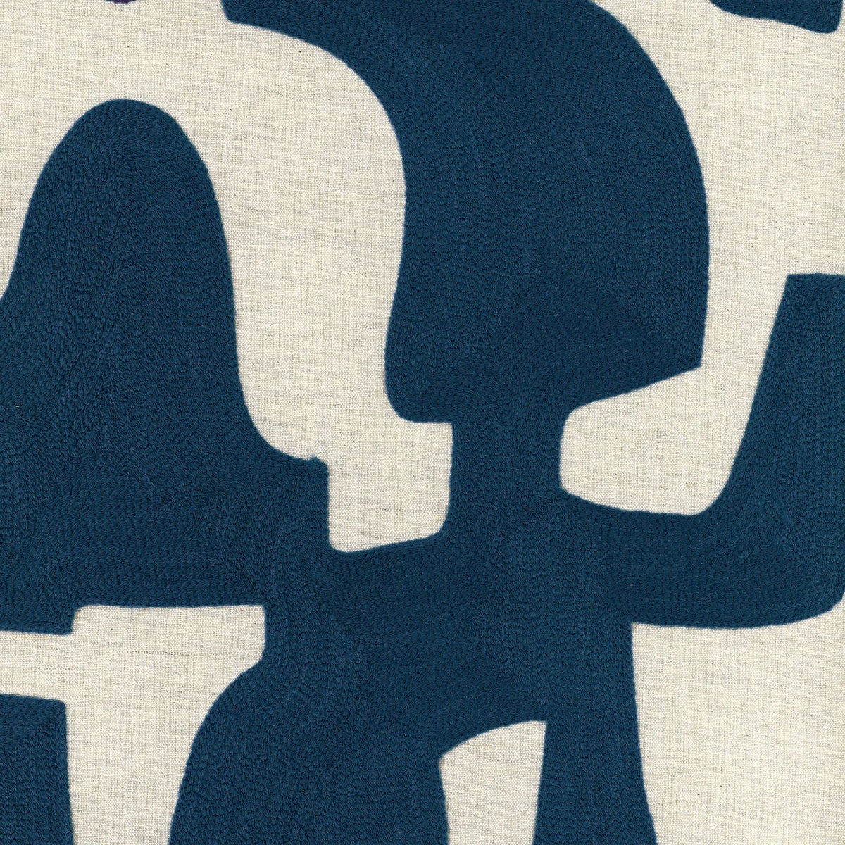 Casamance Monodie wallcovering — Bleu Craie