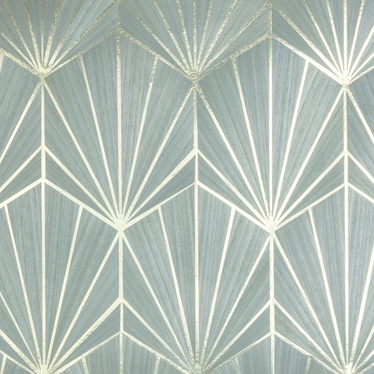 Casamance Mythique wallcovering — Pierre Bleue Platine