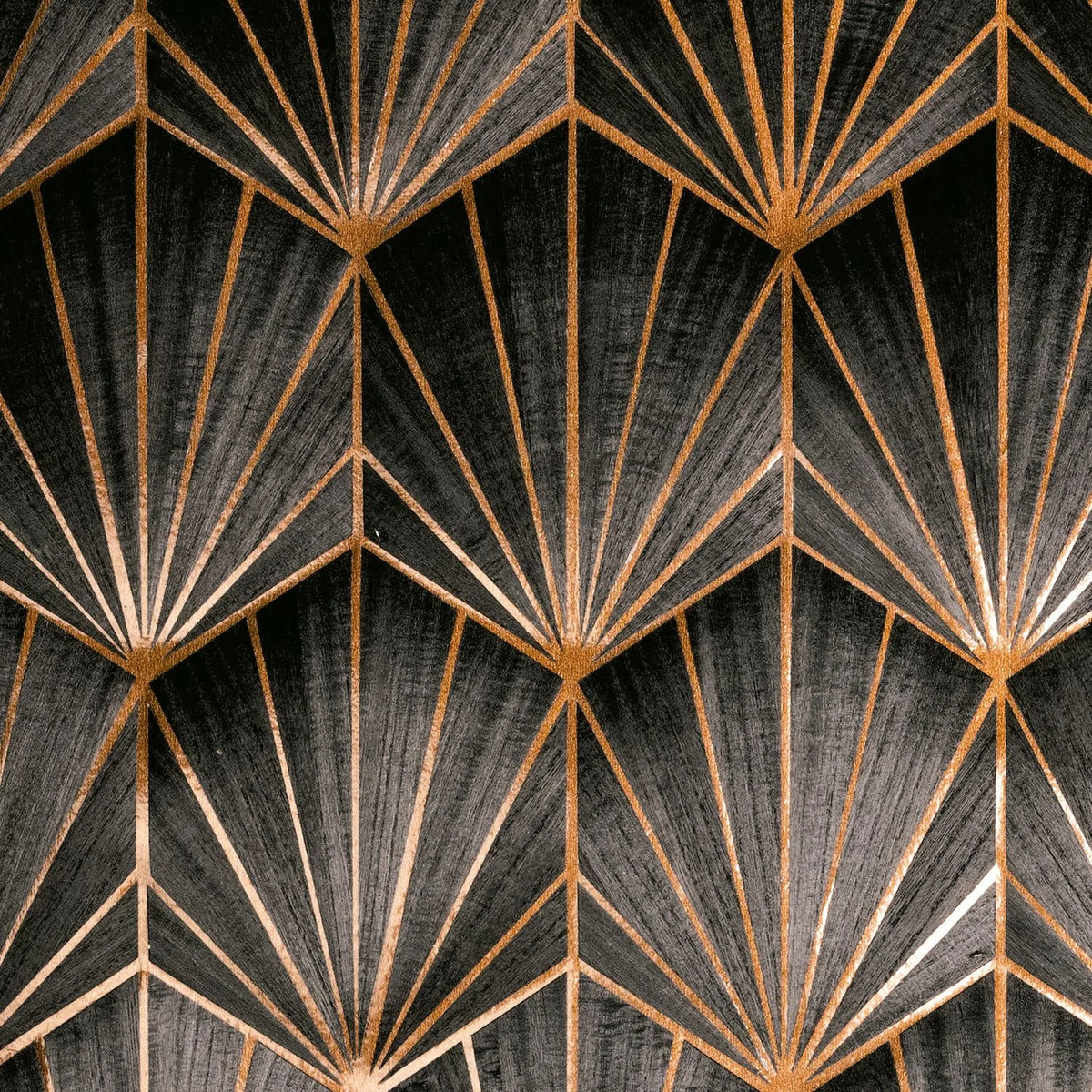 Casamance Mythique wallcovering — Carbone Bronze