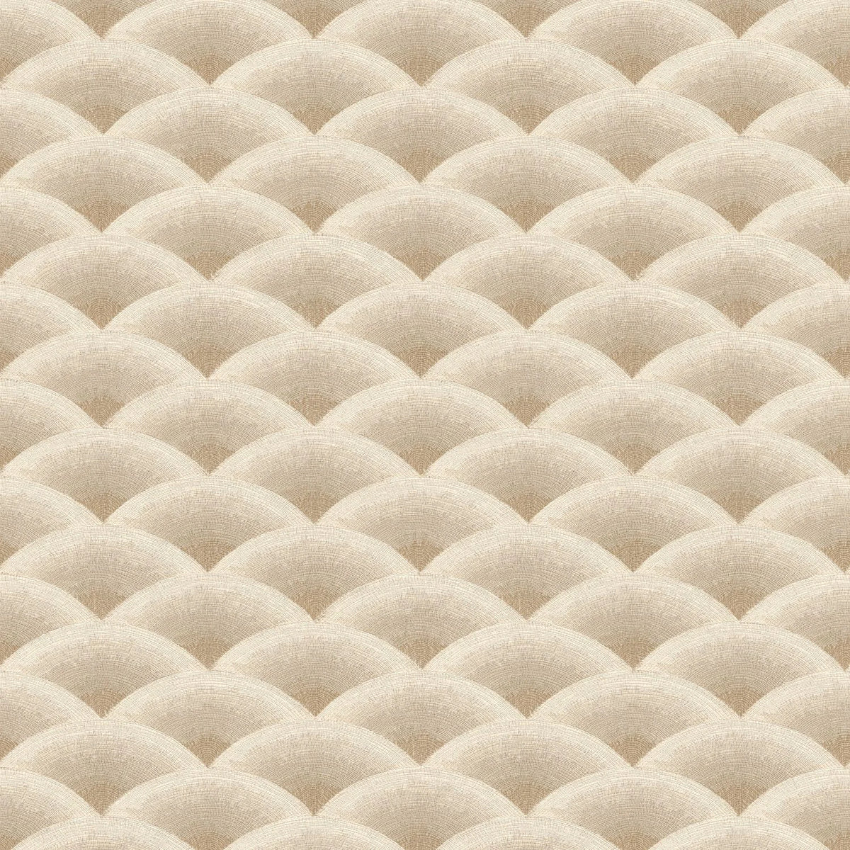 Casamance Nami wallpaper — Latte/Ivoire
