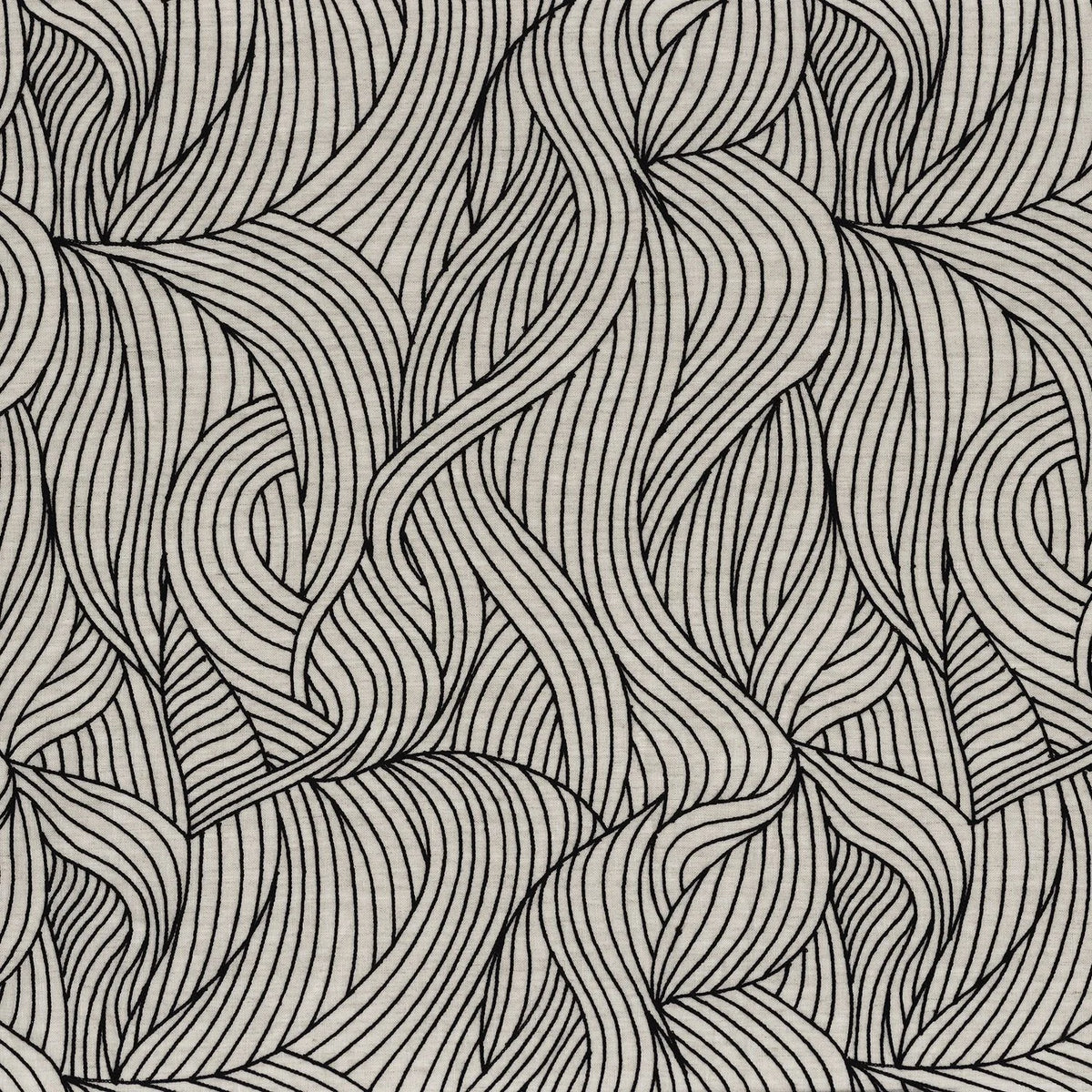 Casamance Naviglio fabric — Noir