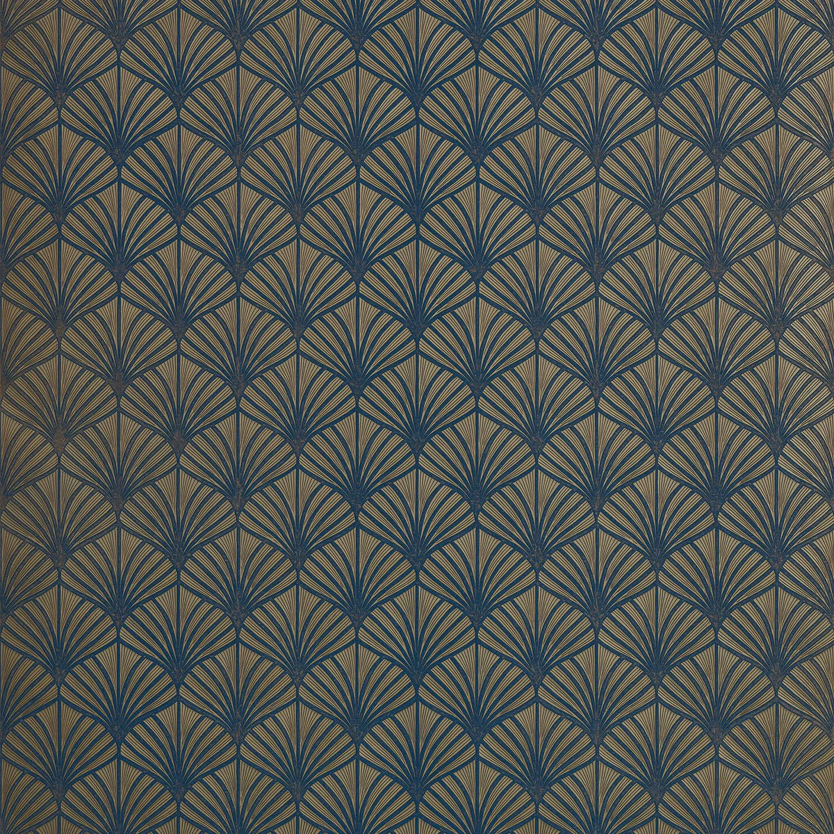 Casamance Nereides wallpaper — Bleu Roi/Doré