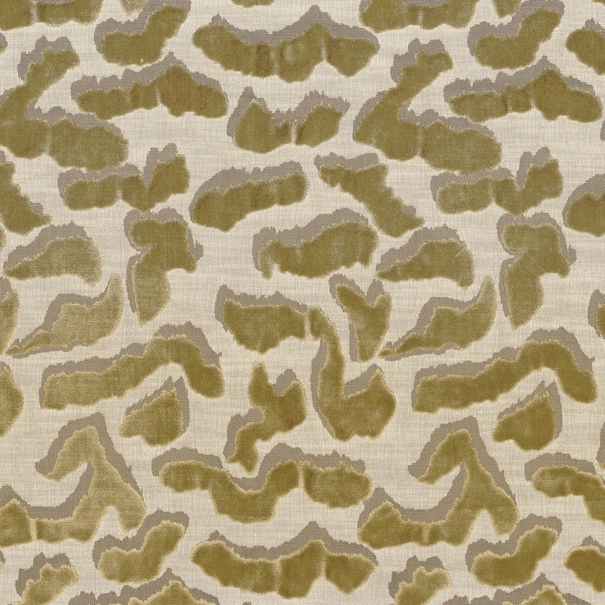 Casamance Nimbus fabric — Kaki