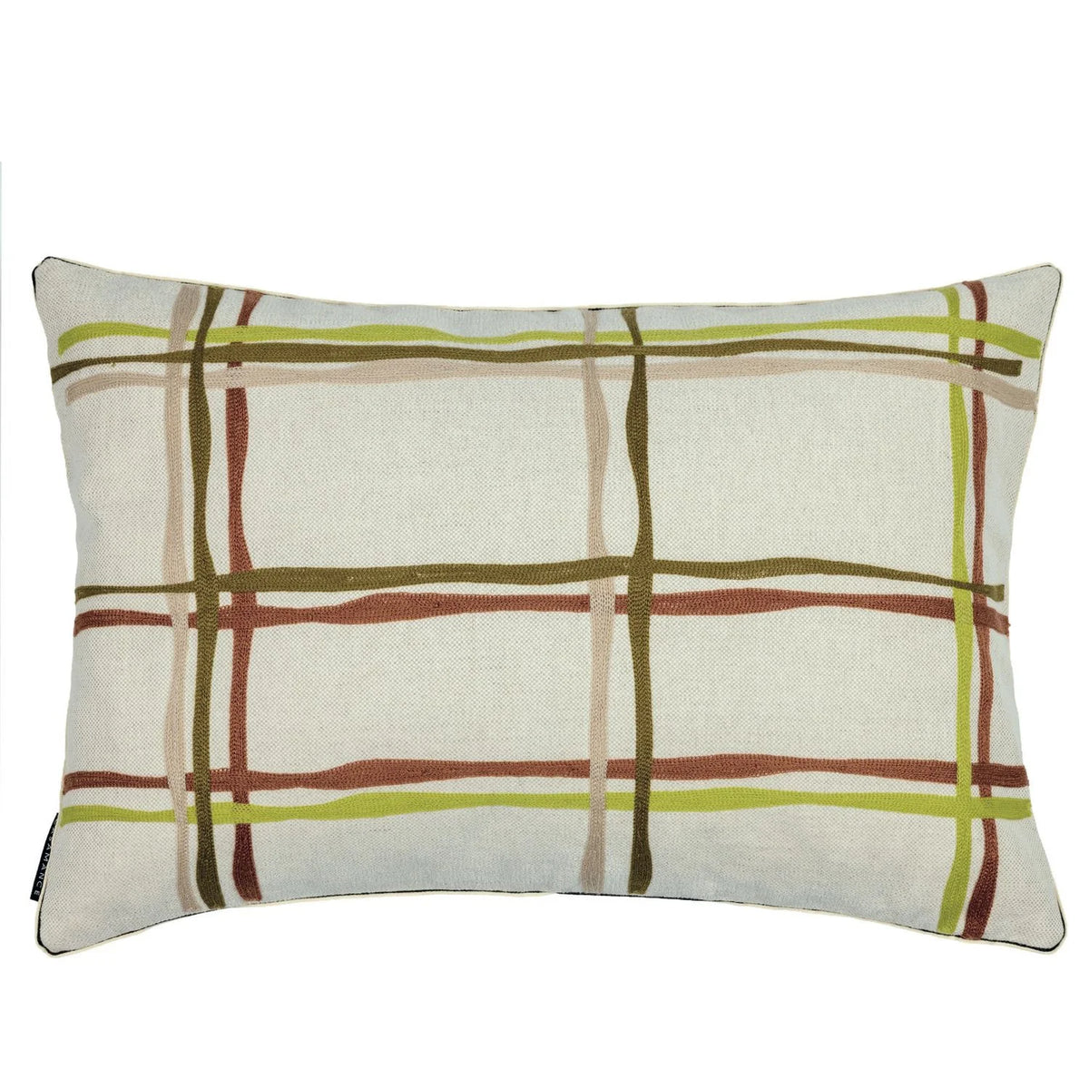 Casamance Oban cushion cover — Citrus Olive
