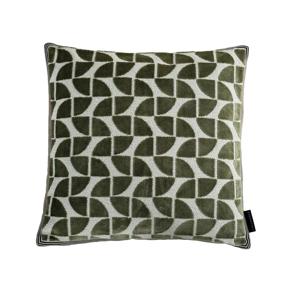 Casamance Oca cushion cover — Kaki