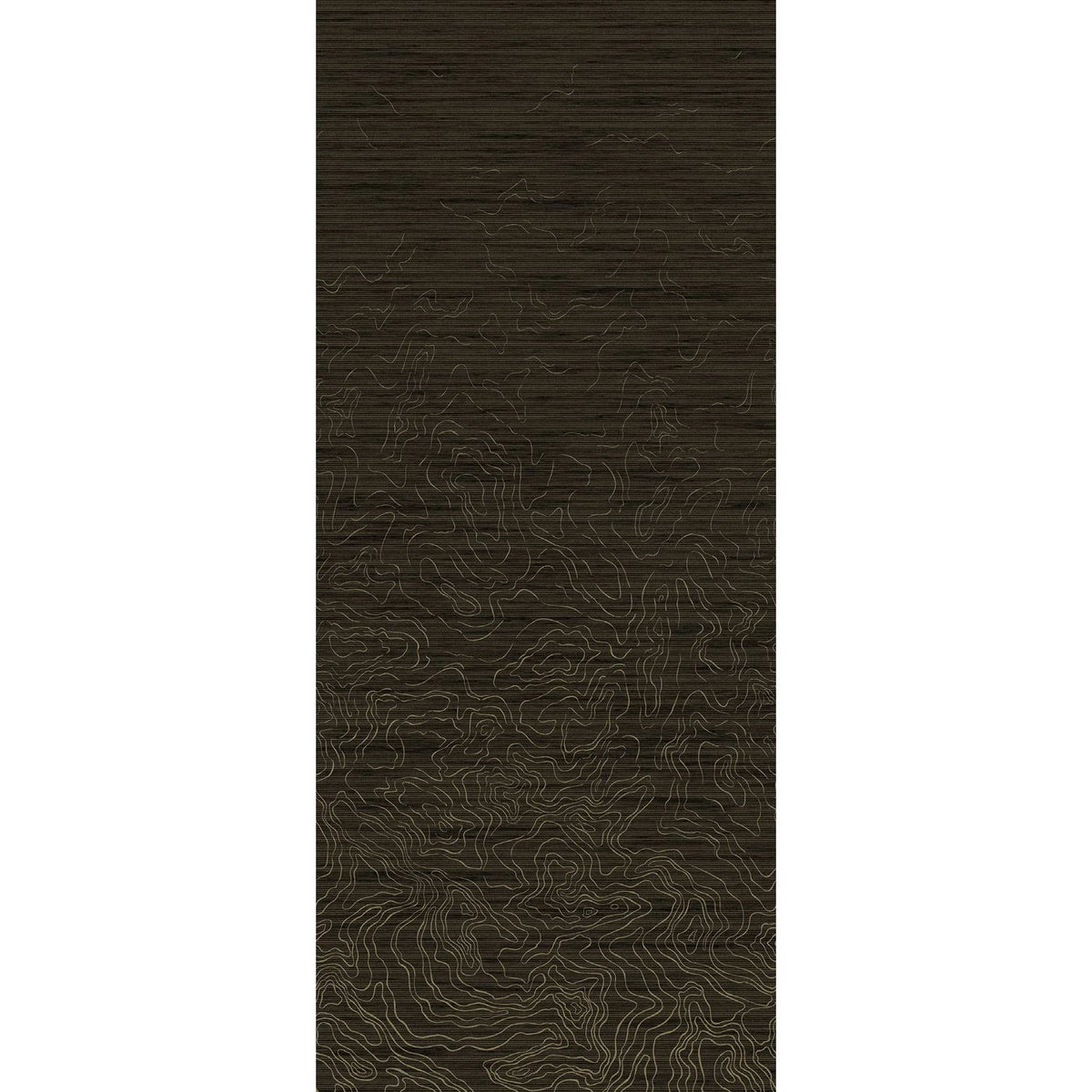Casamance Ondes Précieuses wallpanel — Noir Doré