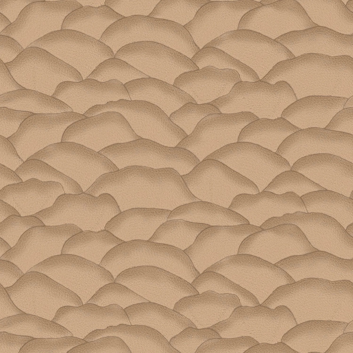 Casamance Ondula wallpaper — Mordoré