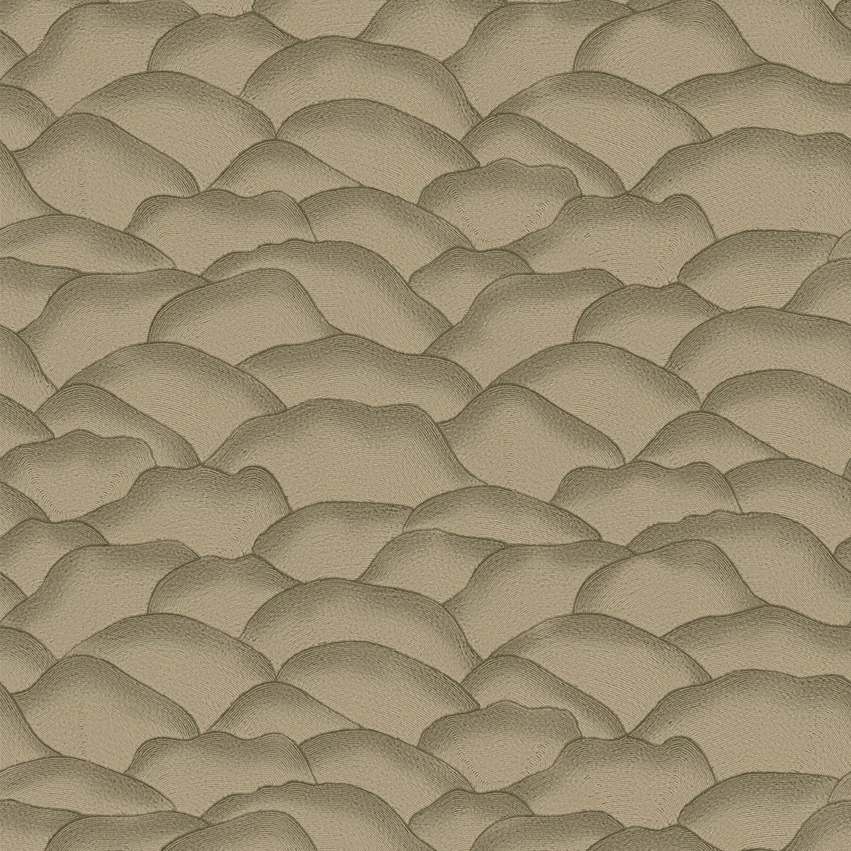 Casamance Ondula wallpaper — Kaki