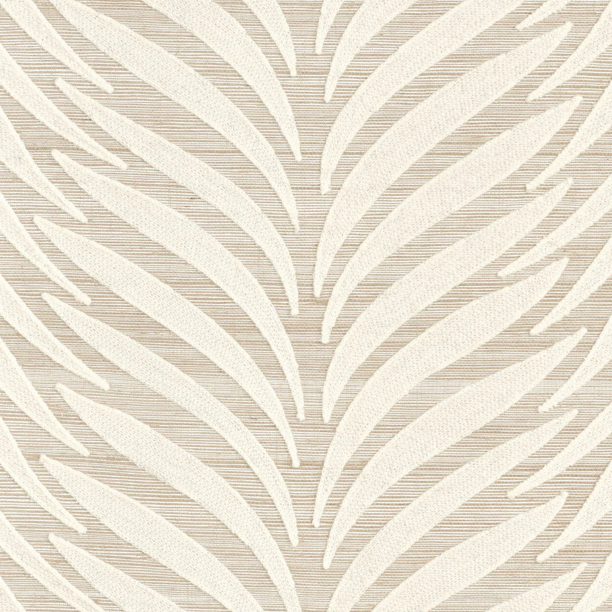 Casamance Ornementa wallcovering — Ivoire Argent