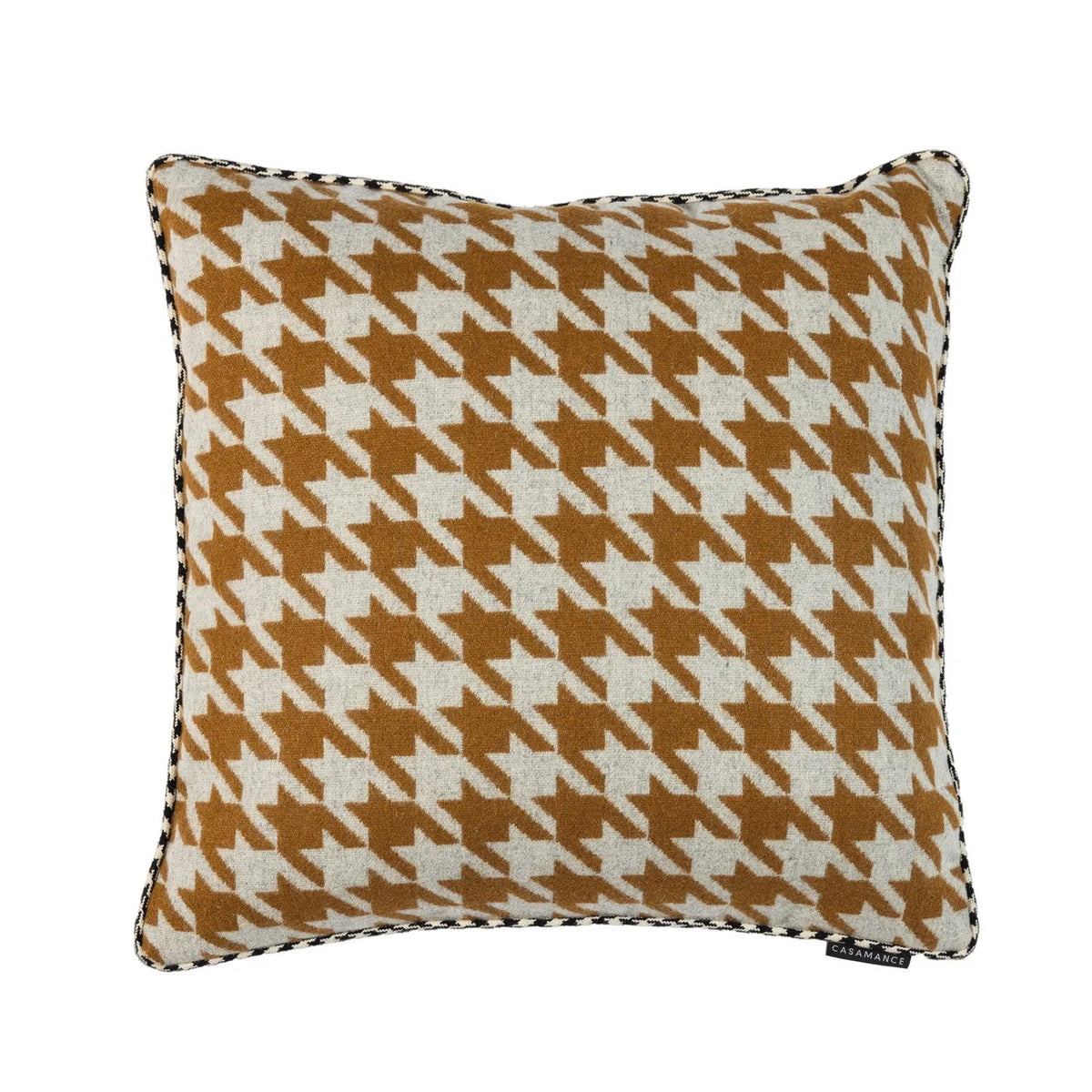 Casamance Pacte cushion cover — Ocre Grege