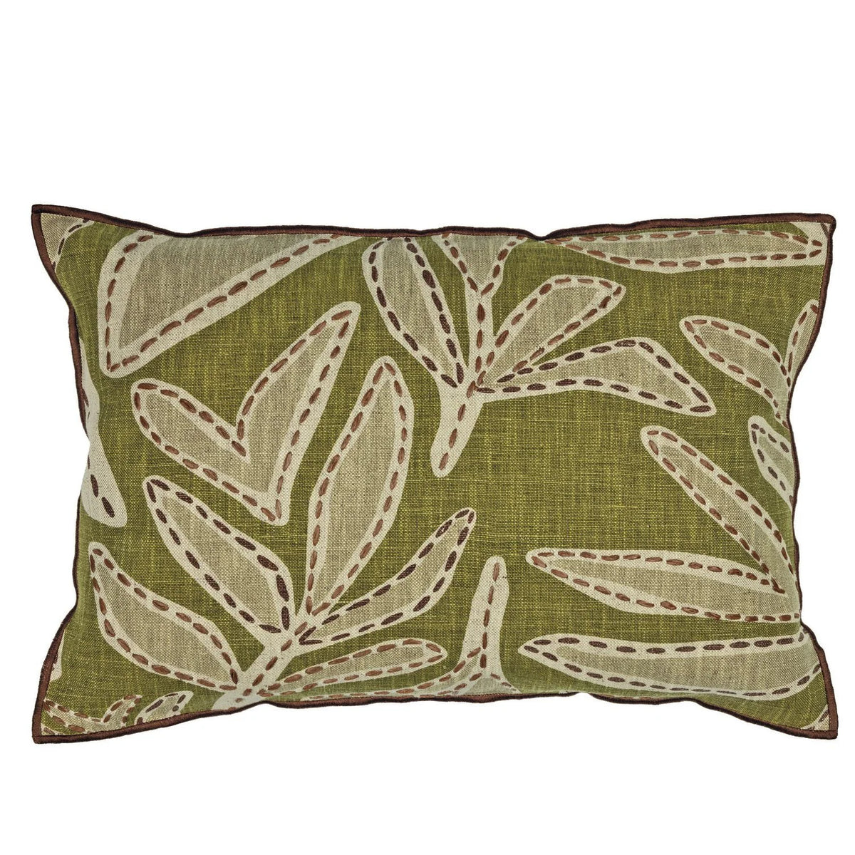 Casamance Padua cushion cover — Vert De Gris