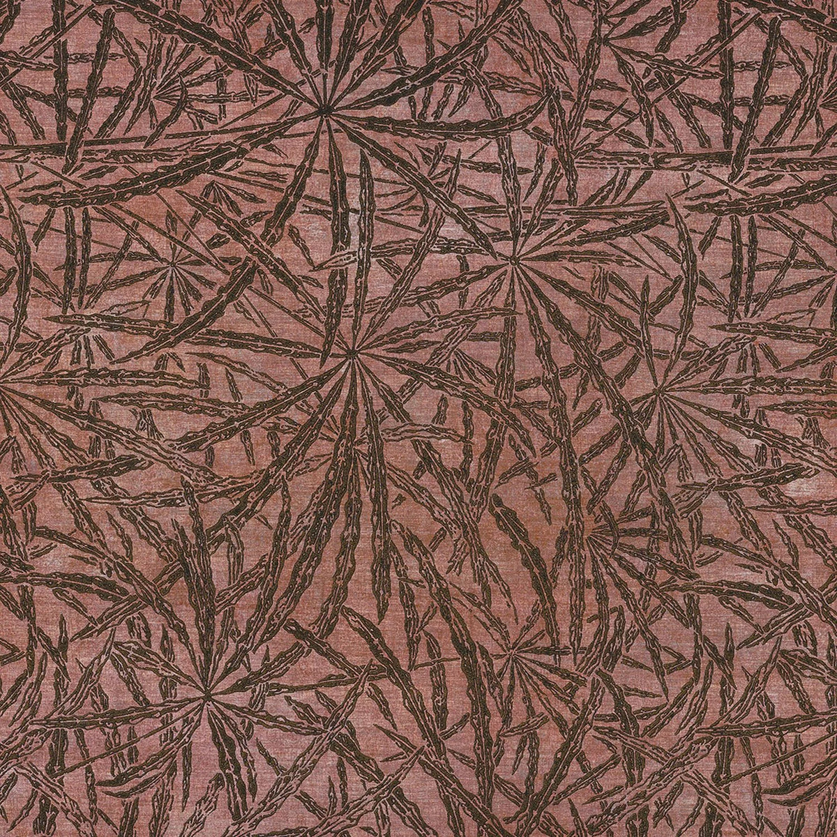 Casamance Palmyre wallcovering — Terracotta
