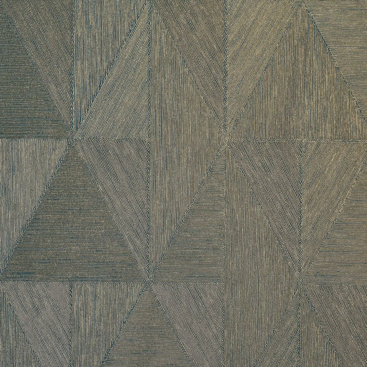Casamance Parangon wallpaper — Emeraude/Doré