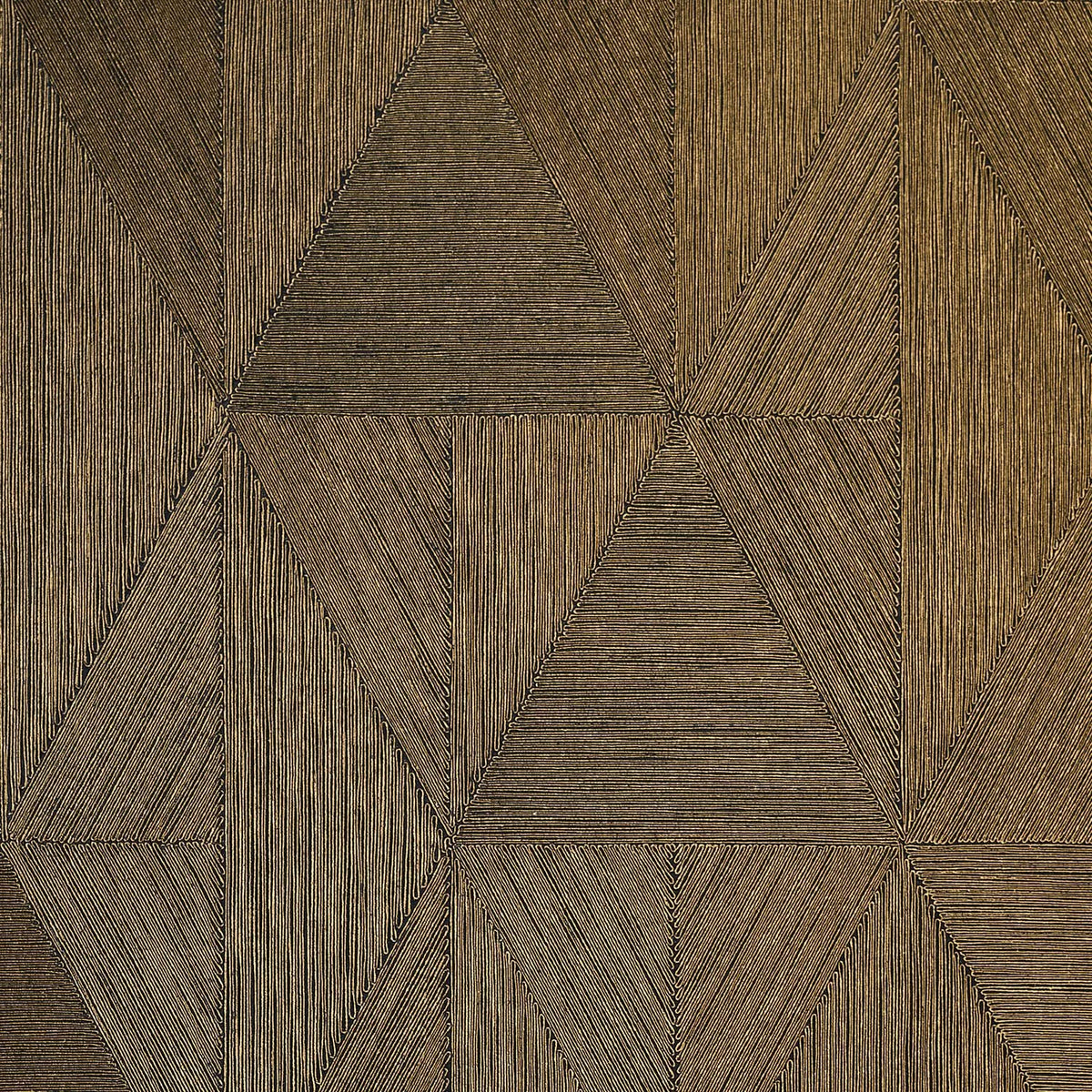 Casamance Parangon wallpaper — Noir/Doré