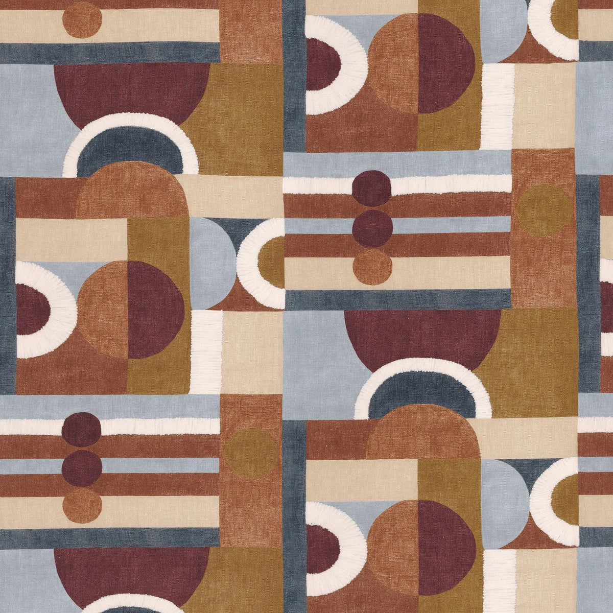 Casamance Paro fabric — Pourpre Ocre