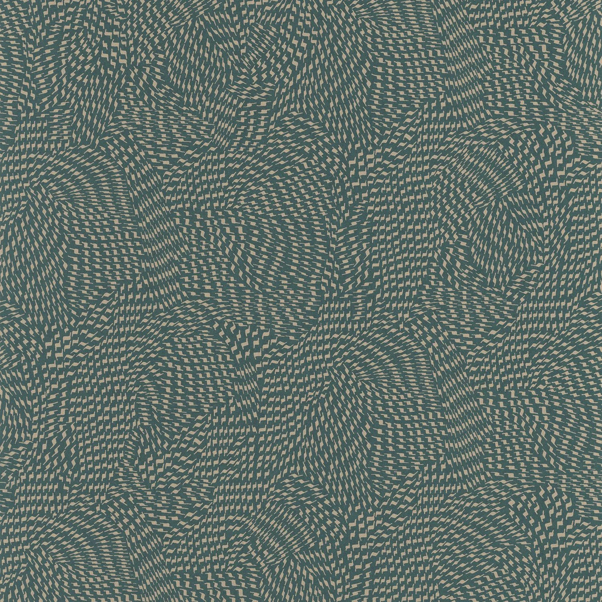 Casamance Passy wallpaper — Vert De Gris Foncé/Beige