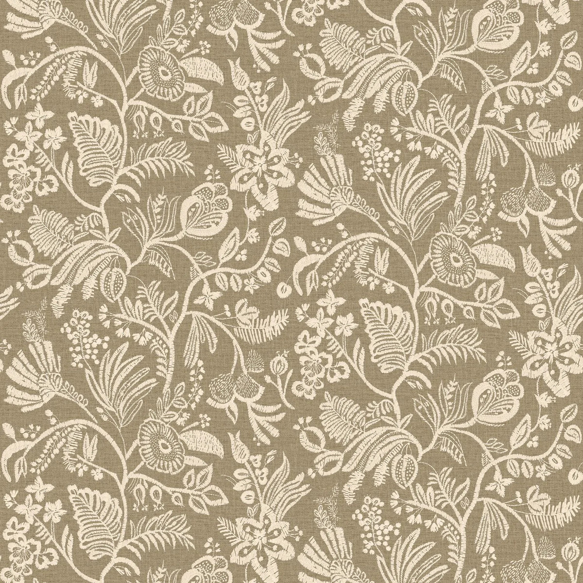 Casamance Pastel wallpaper — Kaki Clair