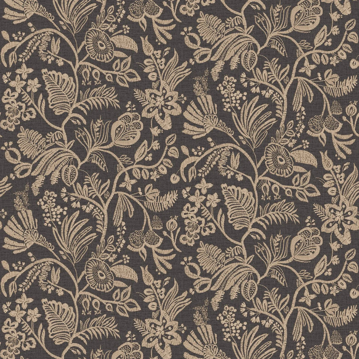Casamance Pastel wallpaper — Ébène