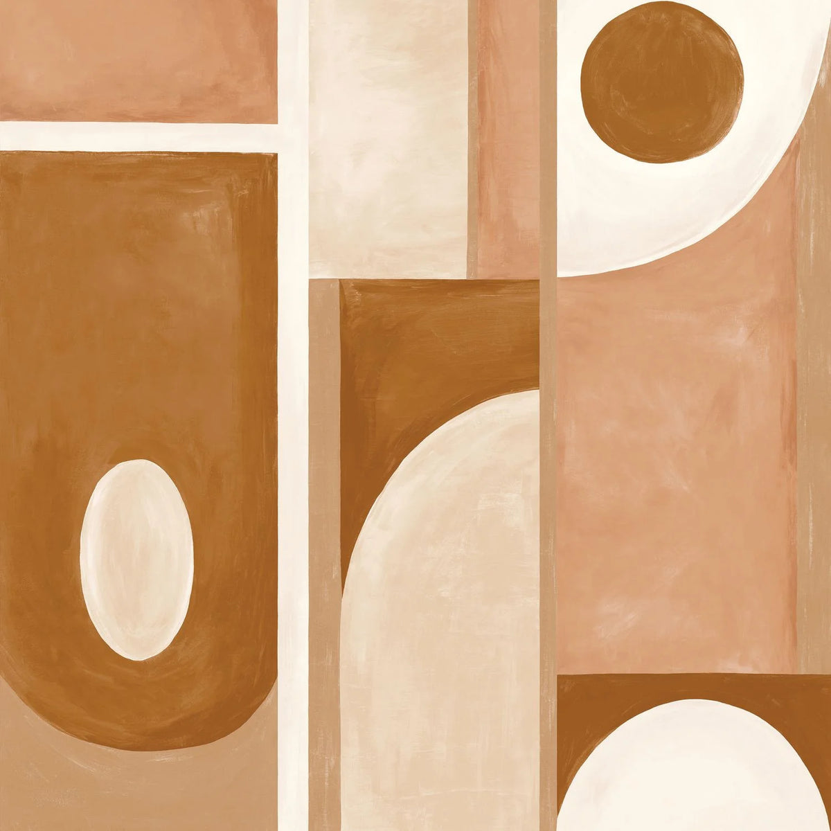 Casamance Pictura wallpanel — Ambre/Nude