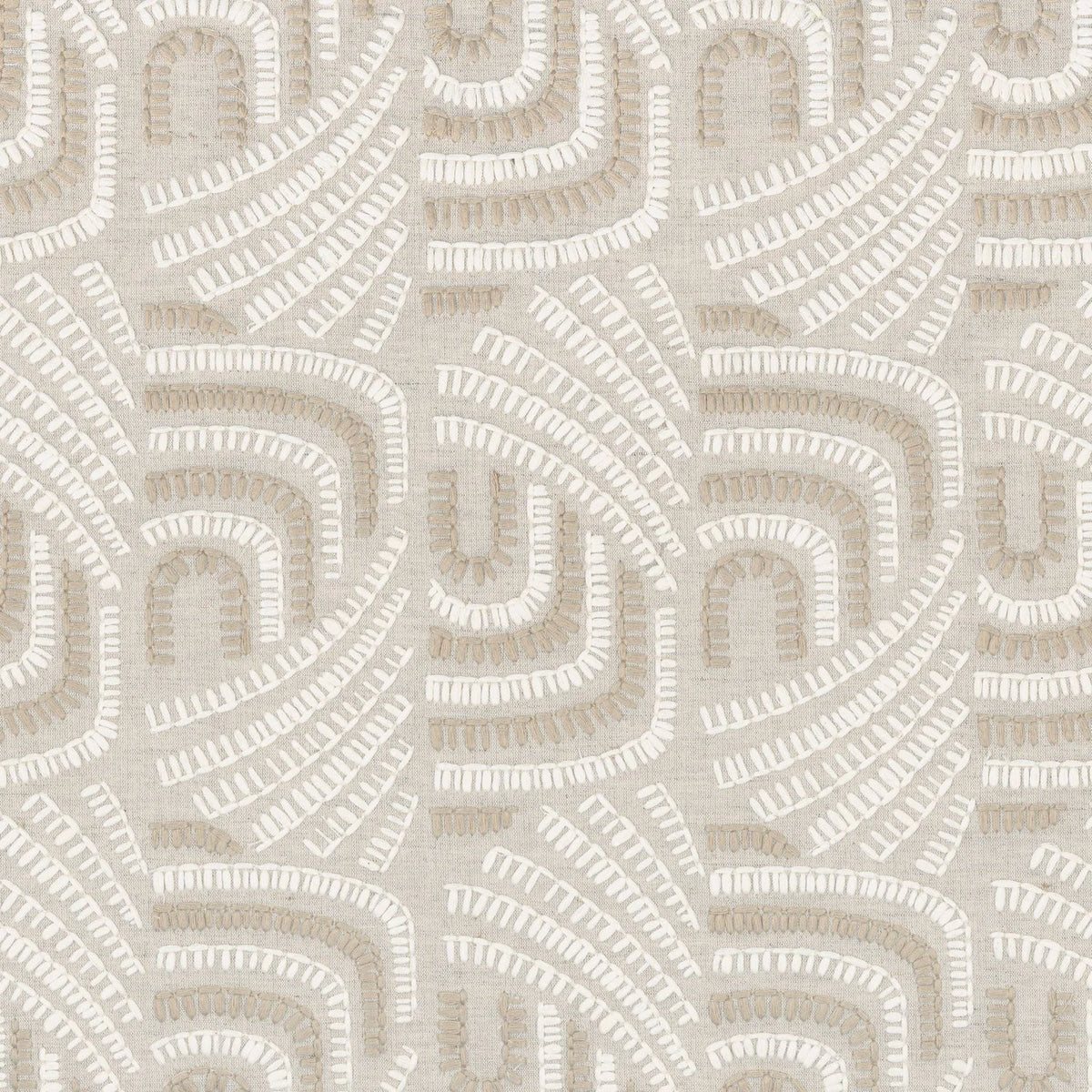 Casamance Piquey wallcovering — Ivoire Craie