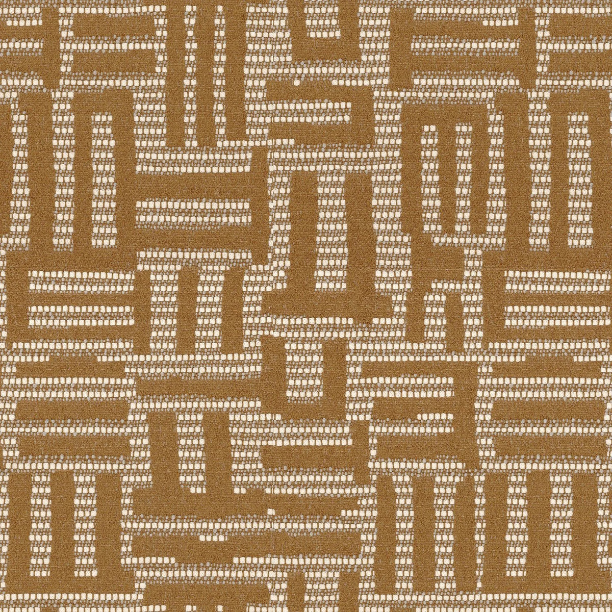 Casamance Plan Libre fabric — Ocre