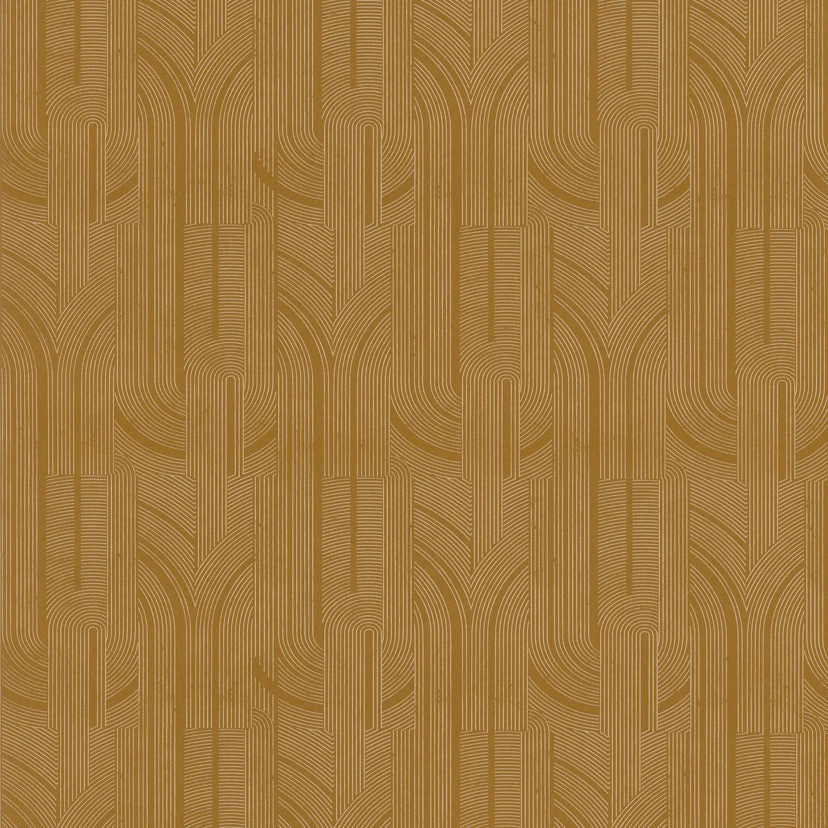 Casamance Porte Dorée wallpaper — Ambre/Doré