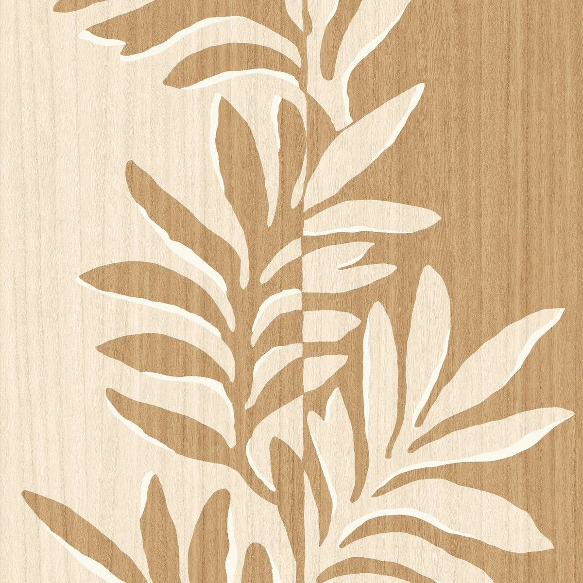 Casamance Rama wallpaper — Ivoire/Chêne