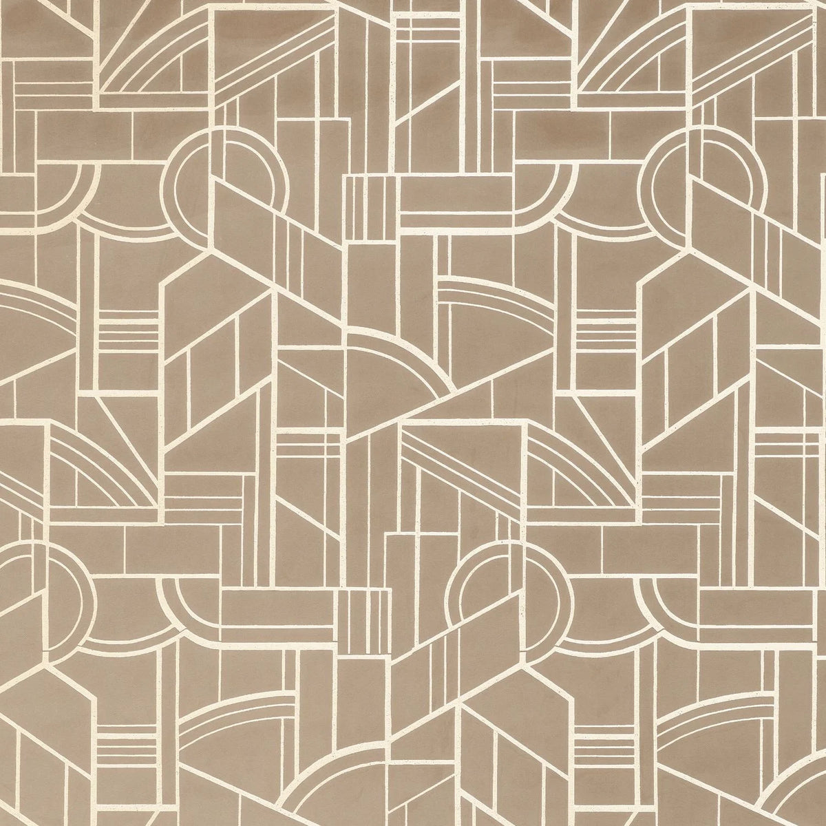 Casamance Reims wallcovering — Taupe