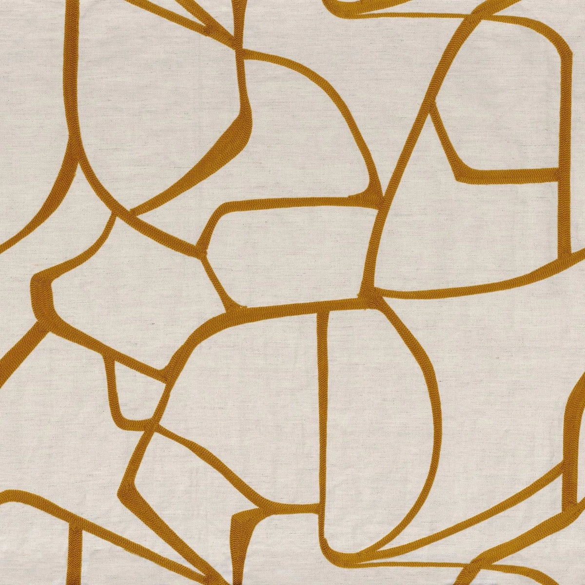 Casamance Lacis fabric — Ocre