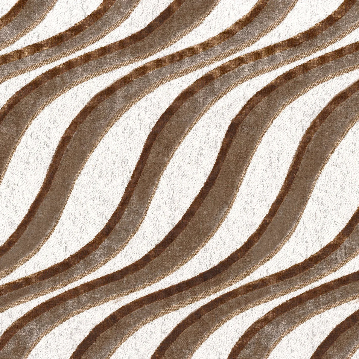 Casamance Moretta fabric — Camel Marron Glace
