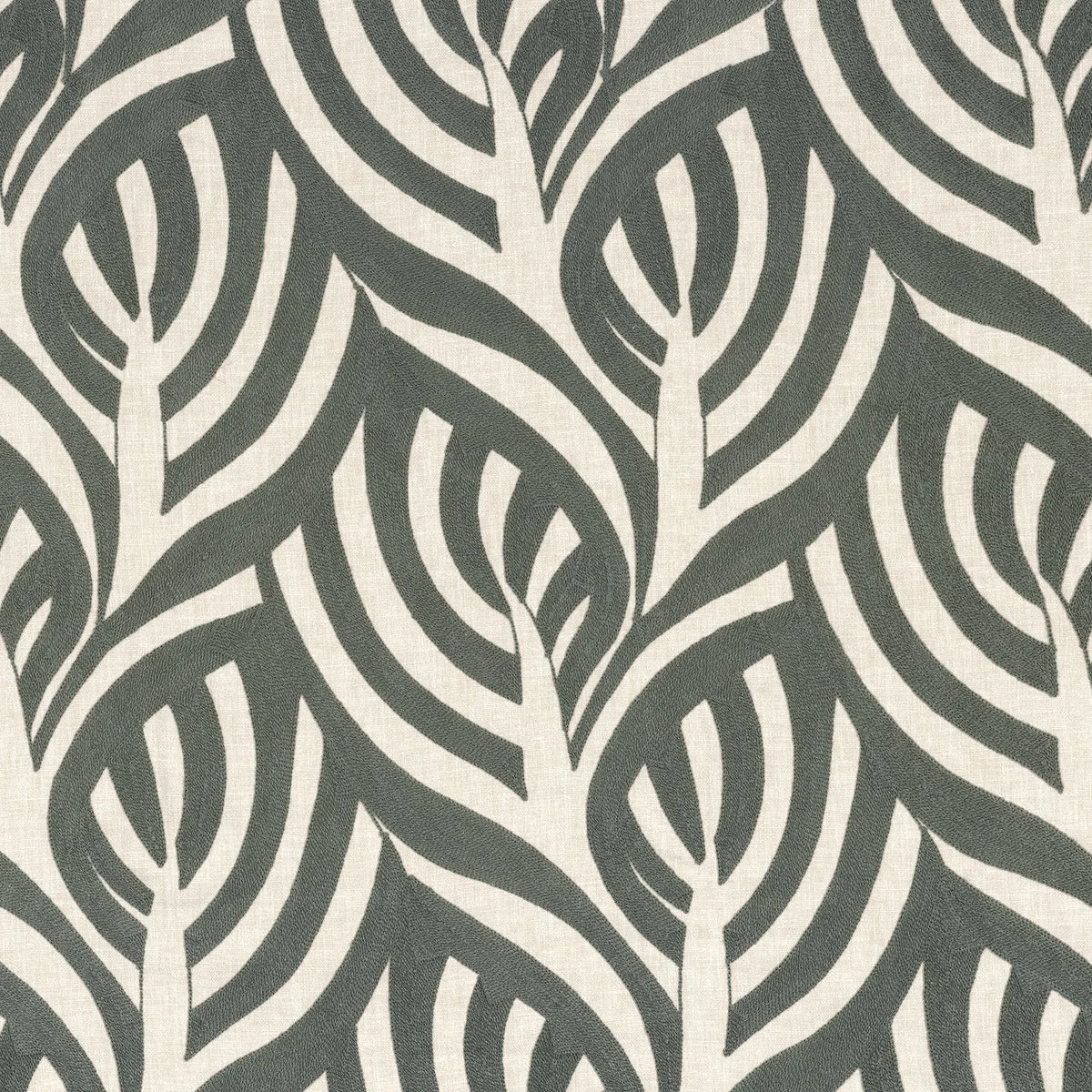 Casamance Catalpa fabric — Vert