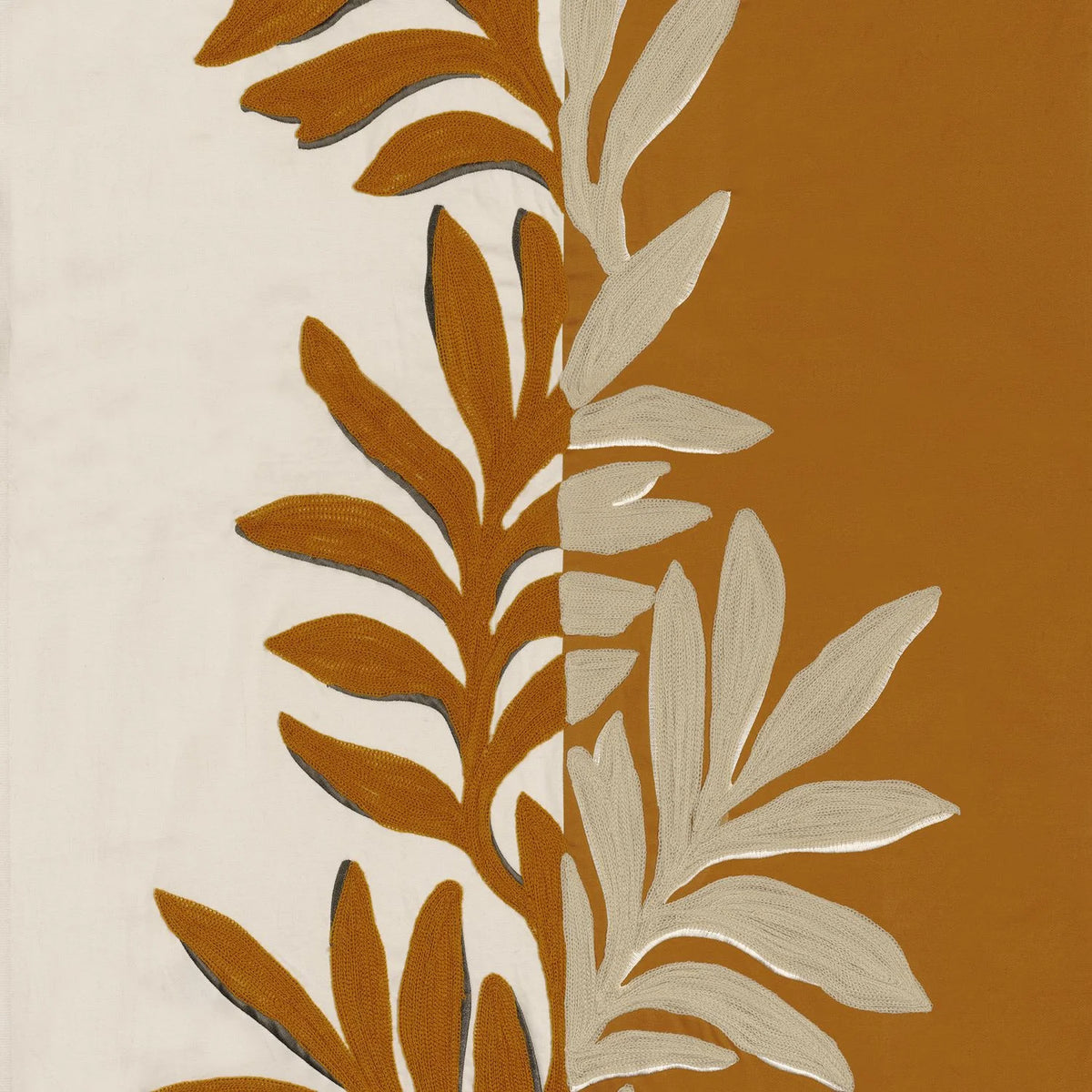 Casamance Sophora fabric — Beige / Ocre