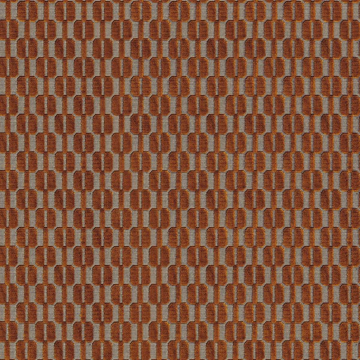 Casamance Inseparables fabric — Acajou