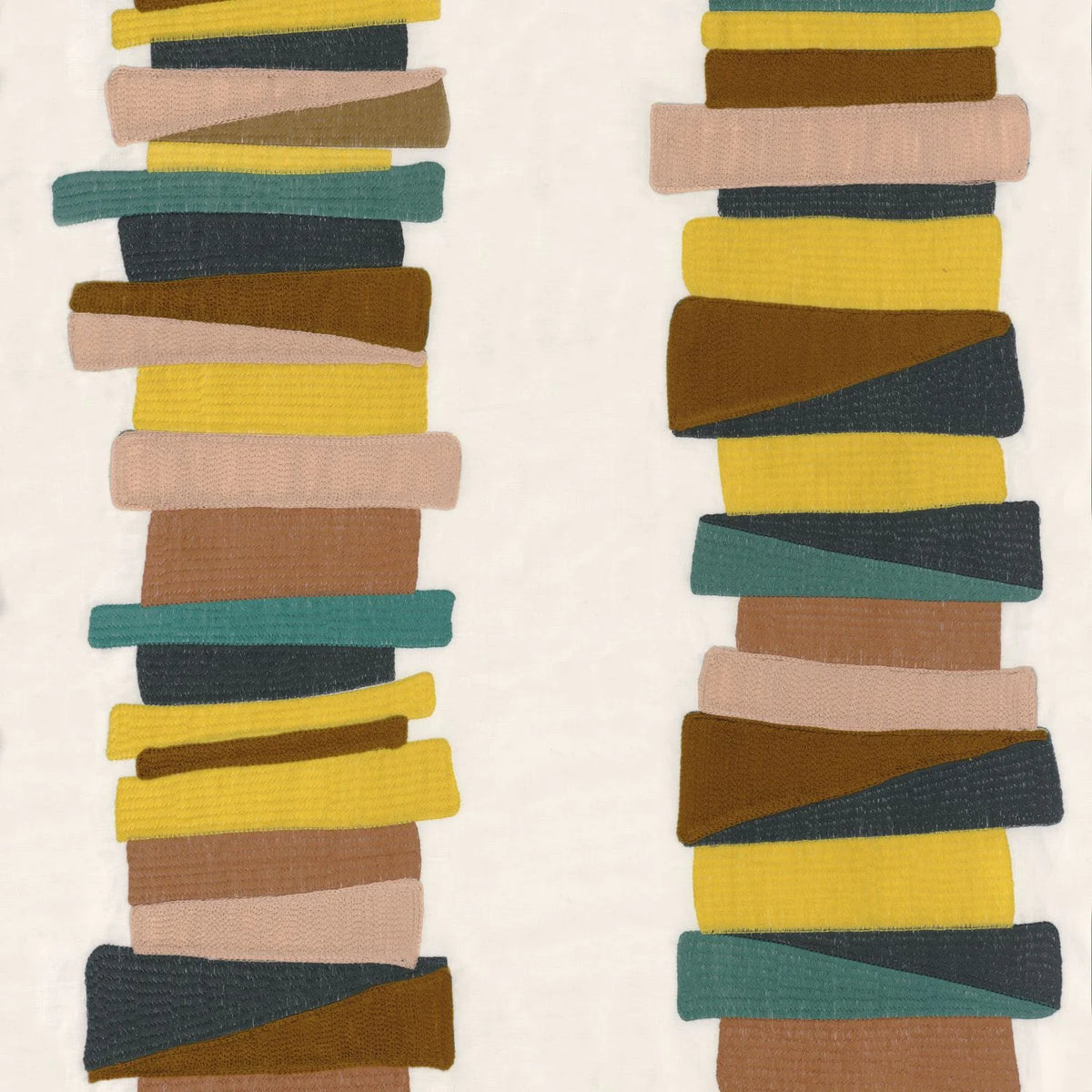 Casamance Valvidia fabric — Celadon / Nude