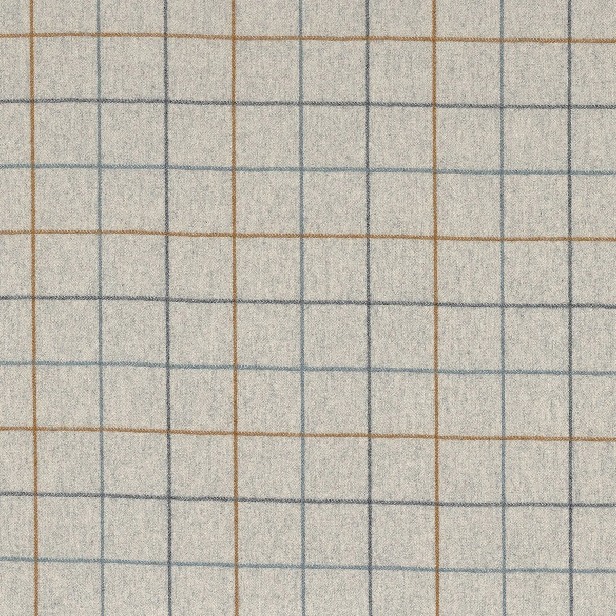 Casamance Arpege fabric — Ocre Bleu Nordique