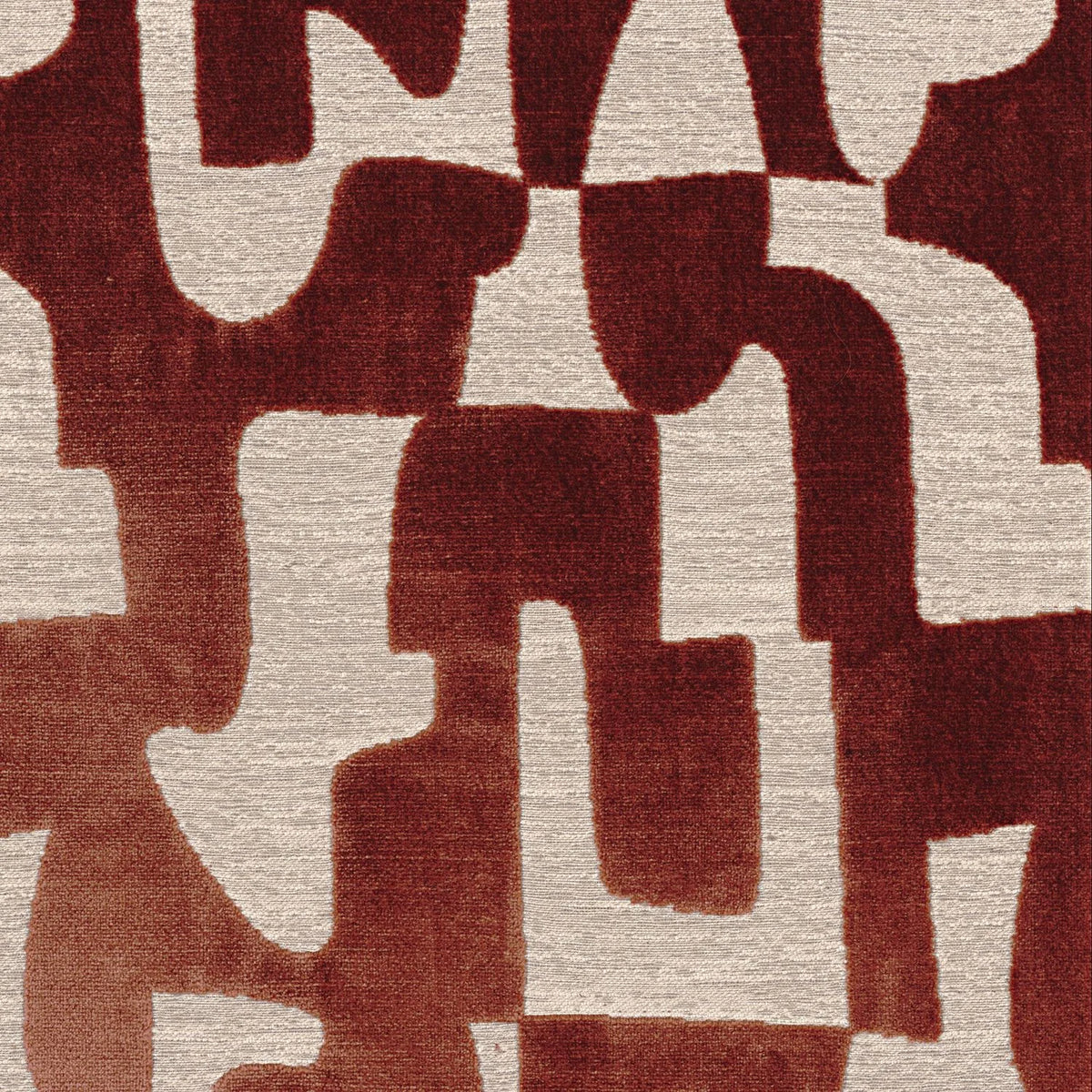 Casamance Melodie fabric — Orange Brulee