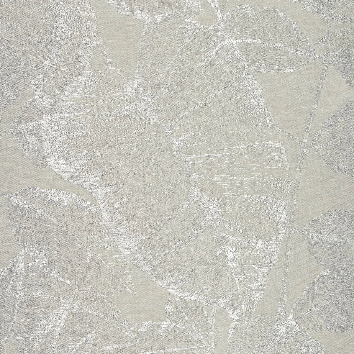 Casamance Canna fabric — Gris Perle