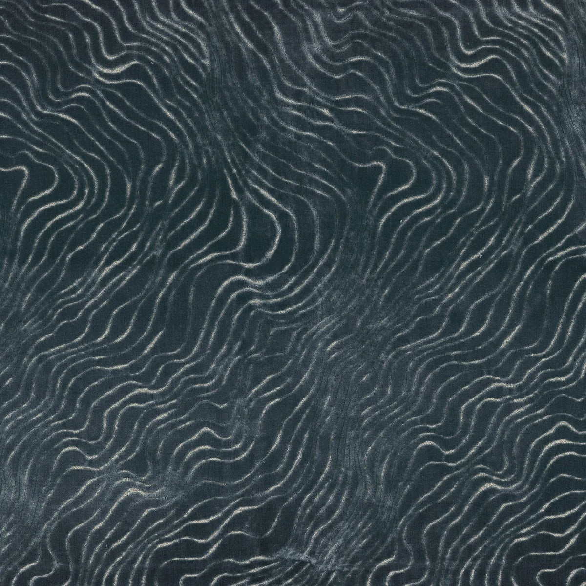 Casamance Piti fabric — Bleu Baltique